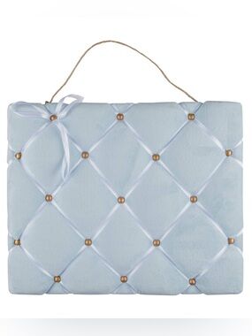 Light Blue Tufted Ribbon Wall Bulletin board